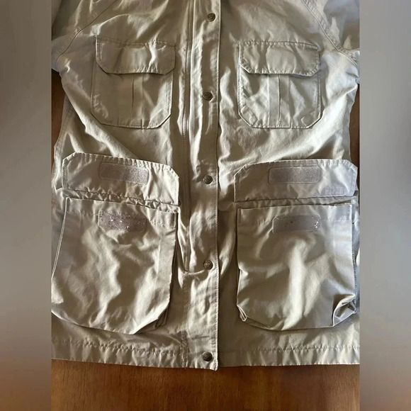 Woolrich Women’s Wool Lined Khaki Mountain Parka Field Jacket Medium Hooded - Picture 2 of 16